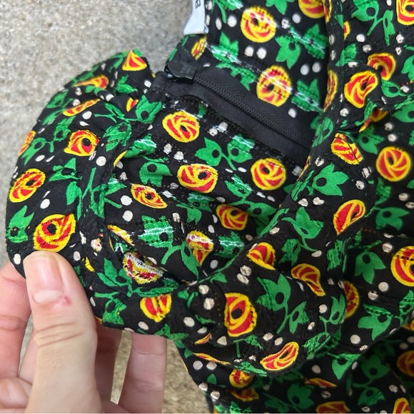 Batsheva Collared floral mini cotton dress - Picture 9 of 10